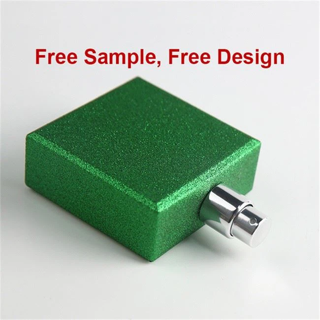 green colour bottle perfume