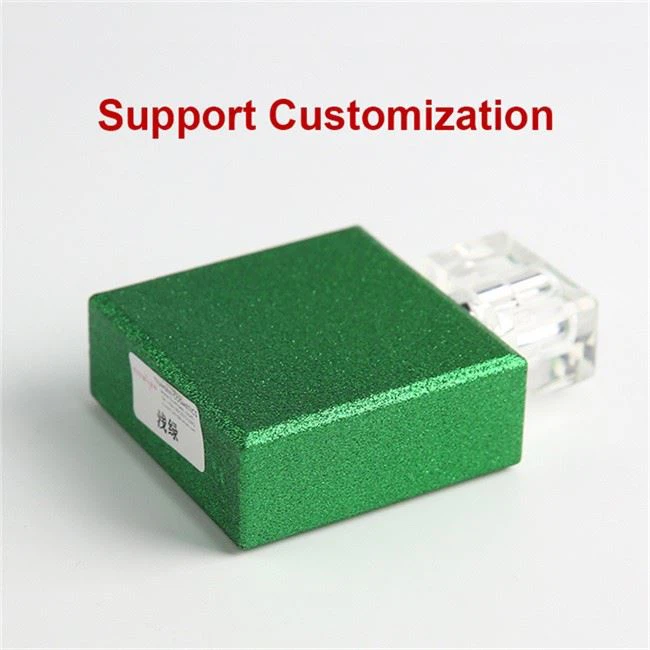 perfume in green handbag bottle